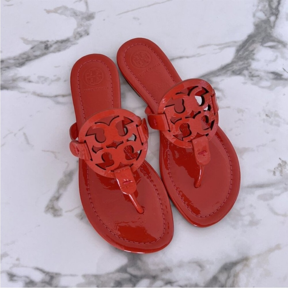 NWT - Tory Burch Miller Sandal - Bright Samba Sz 6 - Picture 3 of 7